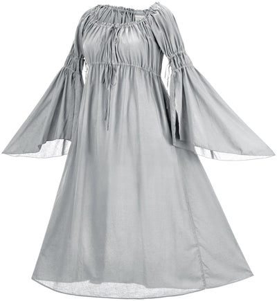 Oona Maxi Chemise Limited Edition Silver Pewter