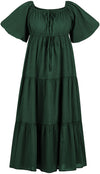 Belle Maxi Chemise Limited Edition Greens