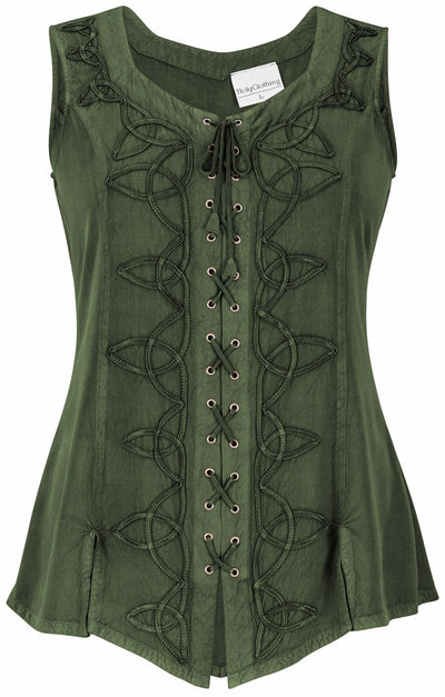 Trinity Sleeveless Limited Edition Moss Green