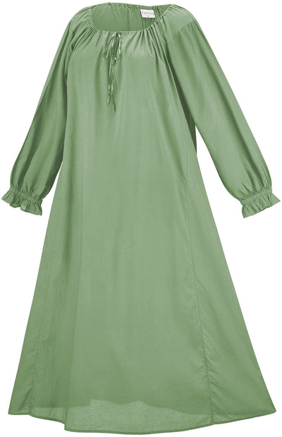 Renée Maxi Chemise Limited Edition Spring Basil