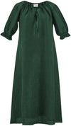 Brigid Maxi Chemise Linen Limited Edition Greens