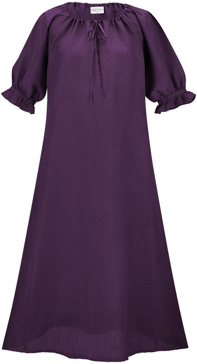 Brigid Maxi Chemise Linen Limited Edition Purples